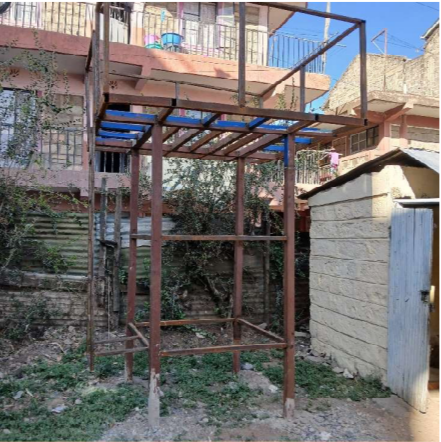 Erected Water Tower Structure